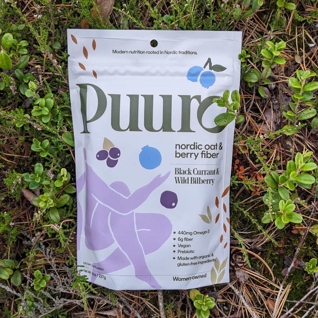 Bag of Puuro on the forrest ground